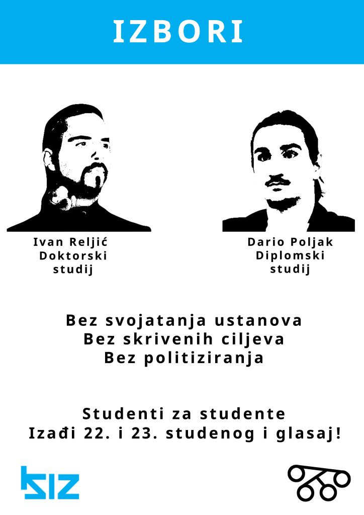 Plakat za izbore za studentski zbor